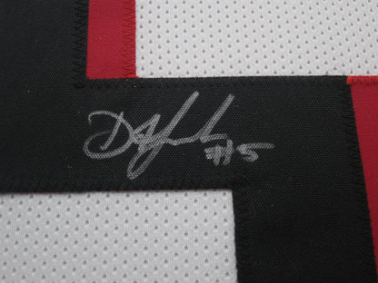 Atlanta Falcons Drake London Hand Signed Autographed Custom White Jersey Framed with Matting Includes Beckett COA