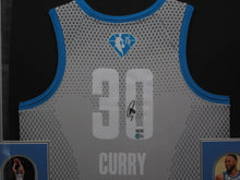 Load image into Gallery viewer, Golden State Warriors Stephen Curry Signed All-Star Jersey Framed &amp; Matted with BECKETT COA &amp; Player COA