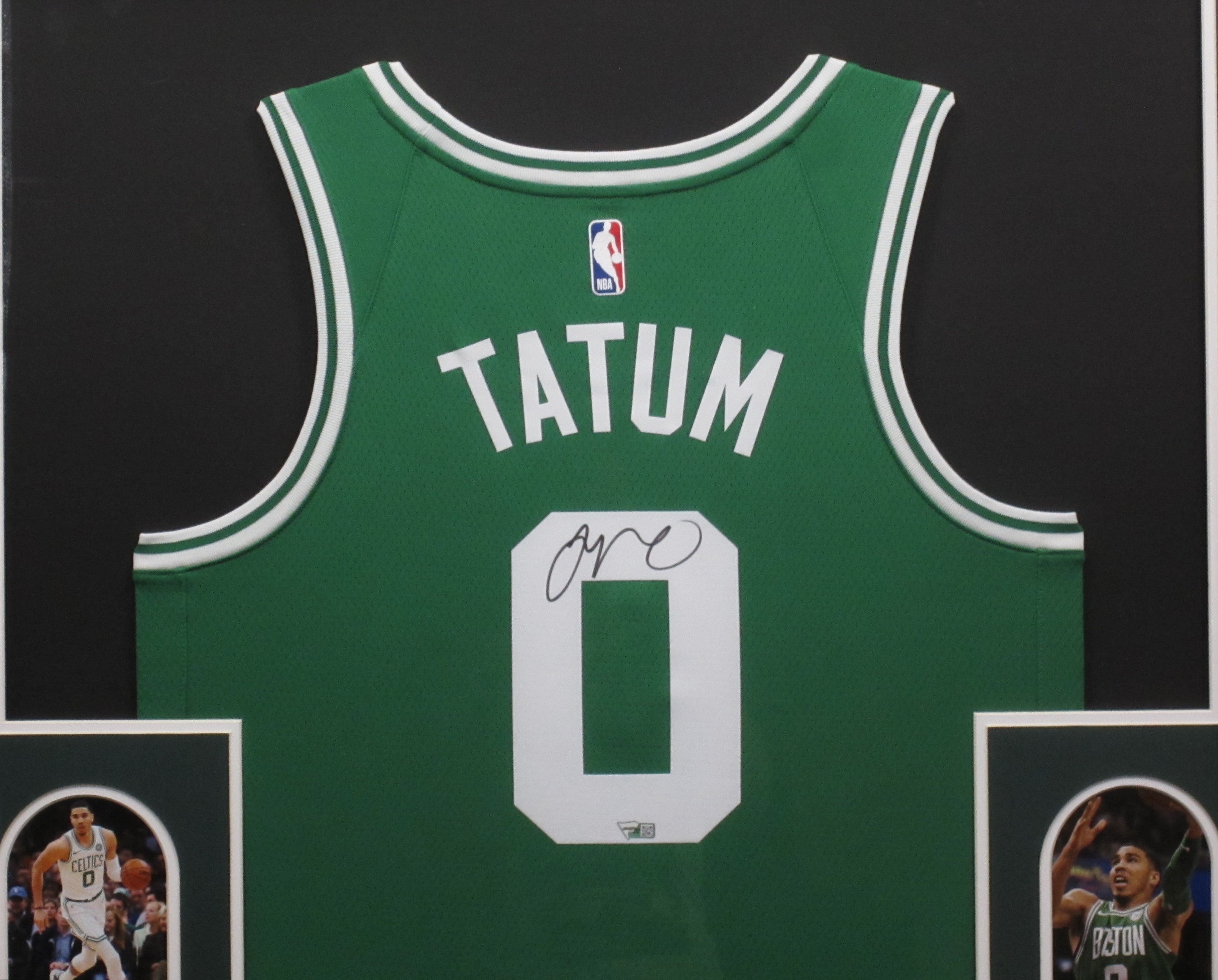 Boston Celtics Jayson Tatum Hand Signed Autographed Custom Green