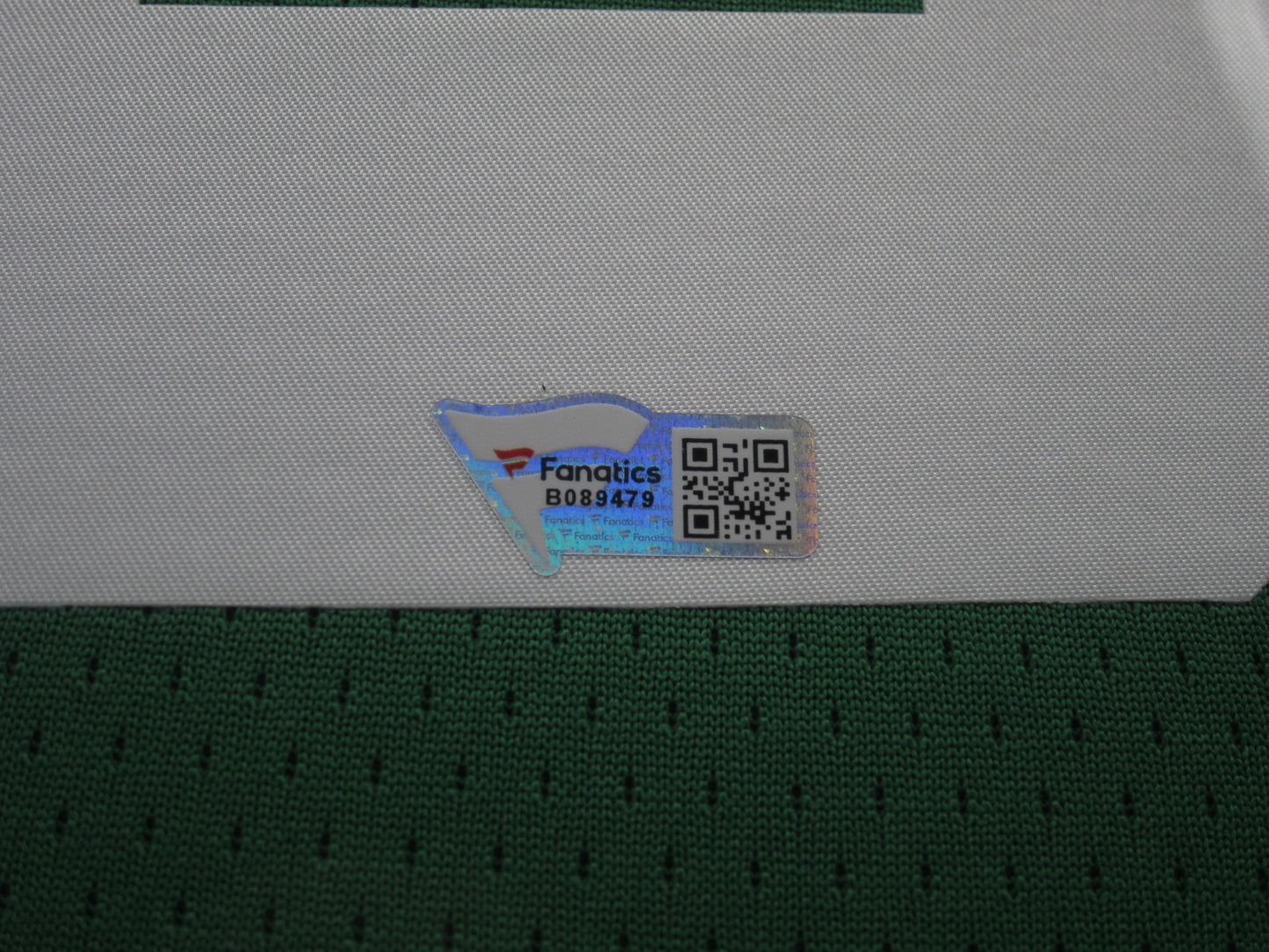 Boston Celtics Jayson Tatum Hand Signed Autographed Custom Green Jersey Framed & Matted with FANATICS Authentic COA