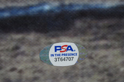 Cincinnati Reds Pete Rose Hand Signed Autographed Large Canvas with BIG RED MACHINE Inscription Framed & Matted with PSA COA