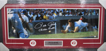 Load image into Gallery viewer, Cincinnati Reds Pete Rose Signed Panoramic Photo with Hit King, 4256, 3X W.S. Champ, &amp; 17X All Star Inscriptions Framed &amp; Matted with PSA COA