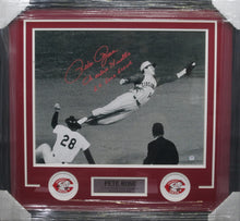 Load image into Gallery viewer, Cincinnati Reds Pete Rose Signed Large Photo with Charlie Hustle &amp; 2X Gold Glove Inscriptions Framed &amp; Matted with PSA COA