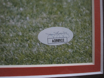 Cleveland Browns Nick Chubb Hand Signed Autographed 16x20 Photo Framed & Matted with JSA COA