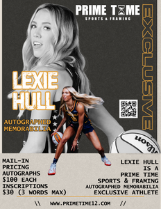 Lexie Hull WNBA Indiana Fever Star Mail-in or Drop Off Ticket for Private Signing on 1 Item YOU WILL NOT MEET LEXIE