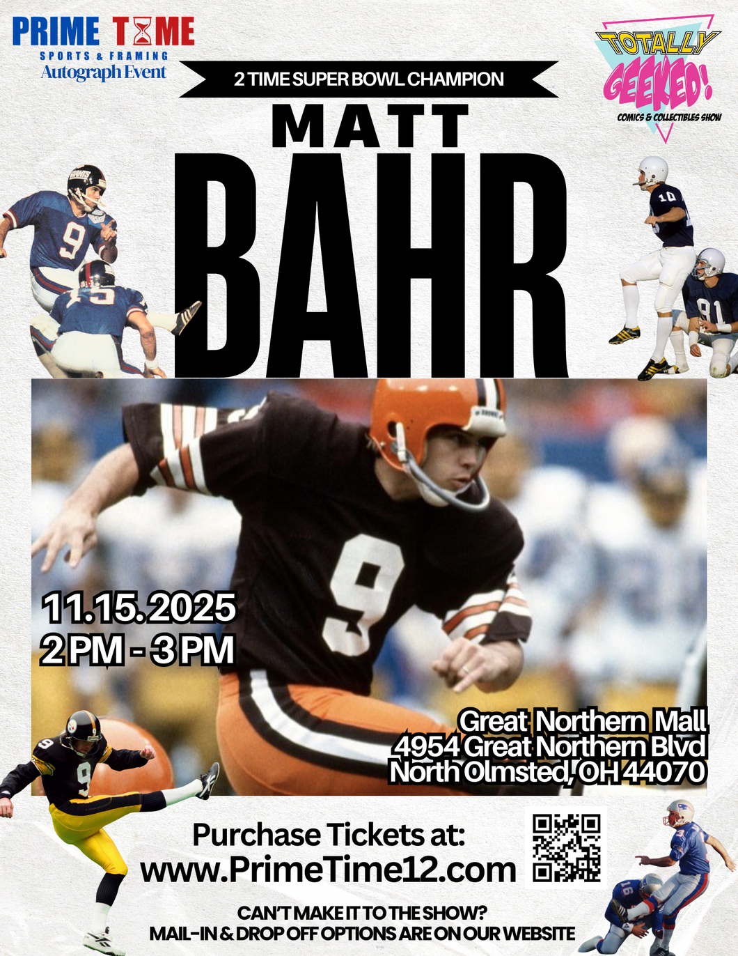 Matt Bahr Pre-Sale LIMITED COMBO GET ANY 1 ITEM SIGNED & PHOTO OP