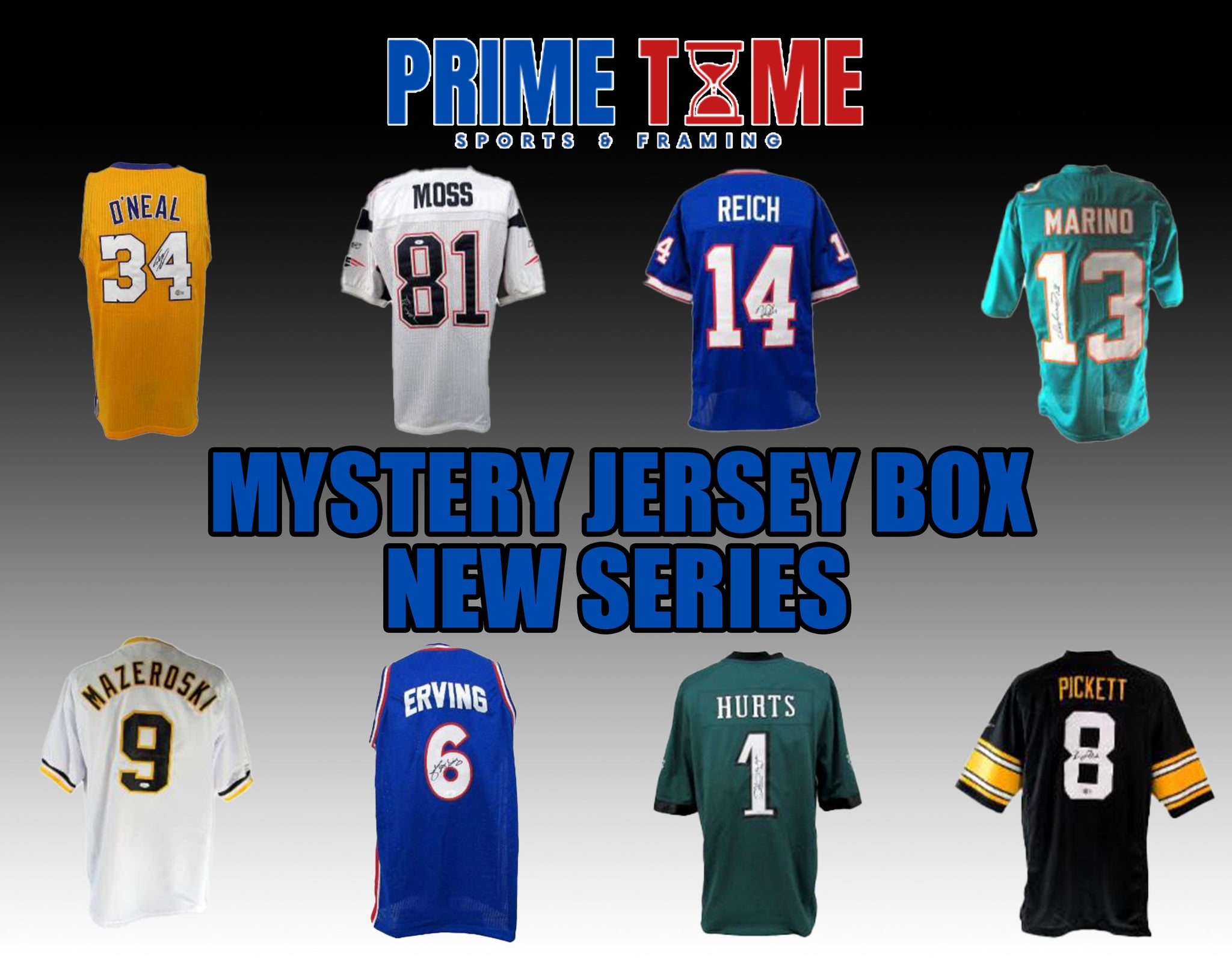 Mystery Jersey Box Series 4 - All Sports – Prime Time Sports