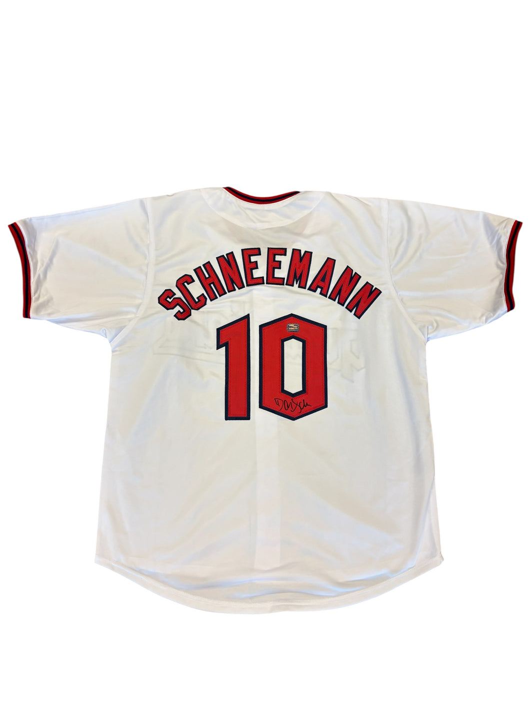 Cleveland Guardians Daniel Schneemann Hand Signed Autographed Custom White Jersey Includes Prova COA