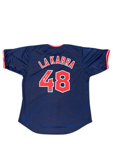 Cleveland Guardians Emmanuel Clase "La Kabra" Hand Signed Autographed Custom Navy Jersey Includes Prova COA