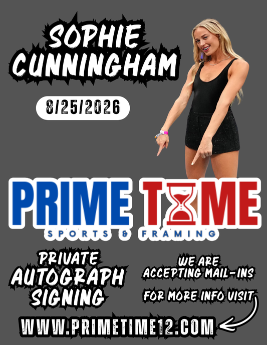 Sophie Cunningham WNBA Indiana Fever Star Mail-in or Drop Off Ticket for 8/25/26 Live Streamed Private Signing on 1 Item YOU WILL NOT MEET SOPHIE