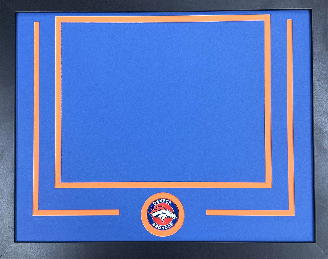 Denver Broncos 8x10 Do It Yourself Photo Frame Kit