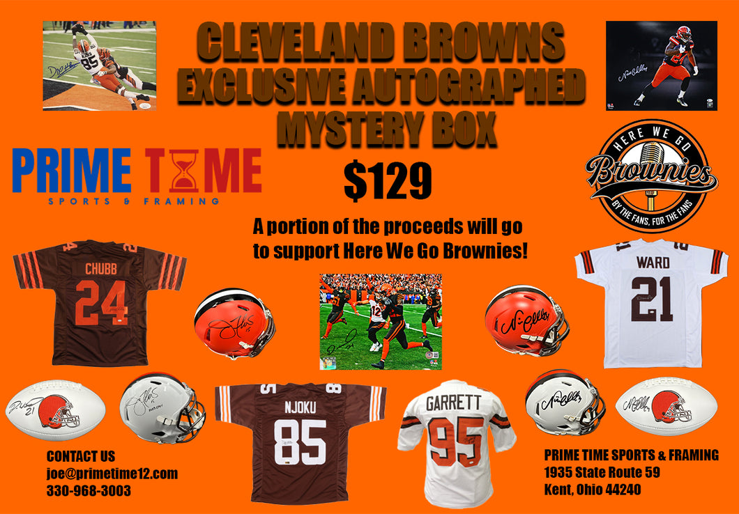 Cleveland Browns Exclusive Autographed Mystery Box