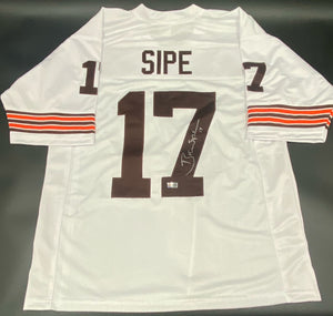 Cleveland Browns Brian Sipe Signed Jersey with TSE COA