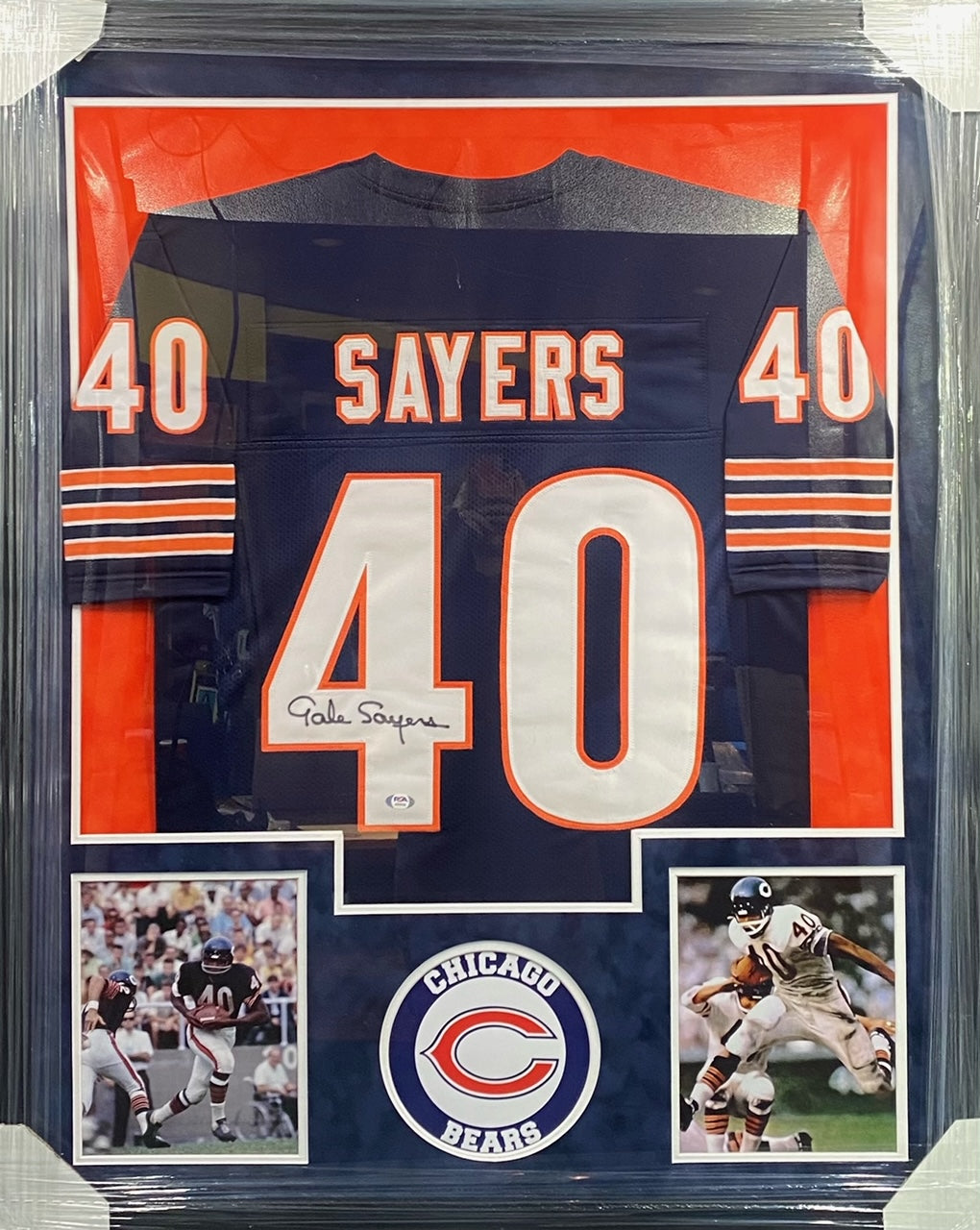Jersey Framing - Vertical Style with Two 8x10 Pictures