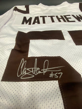 Load image into Gallery viewer, Cleveland Browns Clay Matthews Signed Jersey with TSE COA