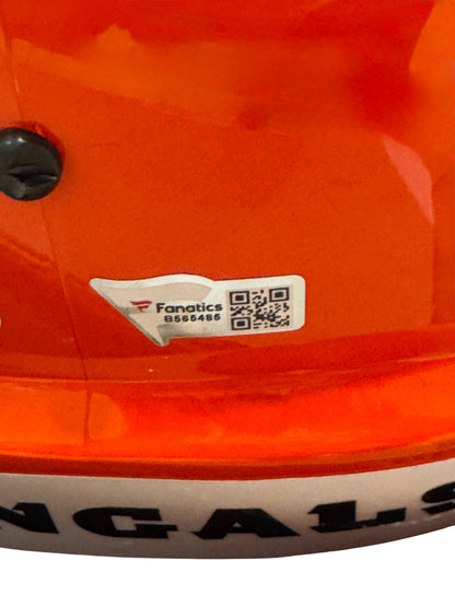 Cincinnati Bengals Joe Burrow Hand Signed Autographed Full Size Replica Helmet FANATICS COA