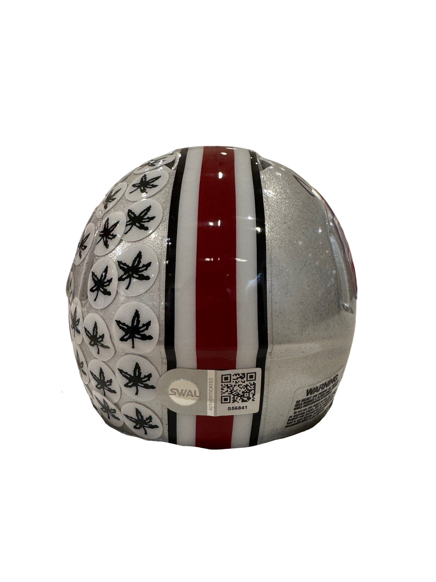 The Ohio State University Buckeyes Will Howard Hand Signed Autographed 2024 National Champions Mini Helmet Signed in Black includes SWAU COA