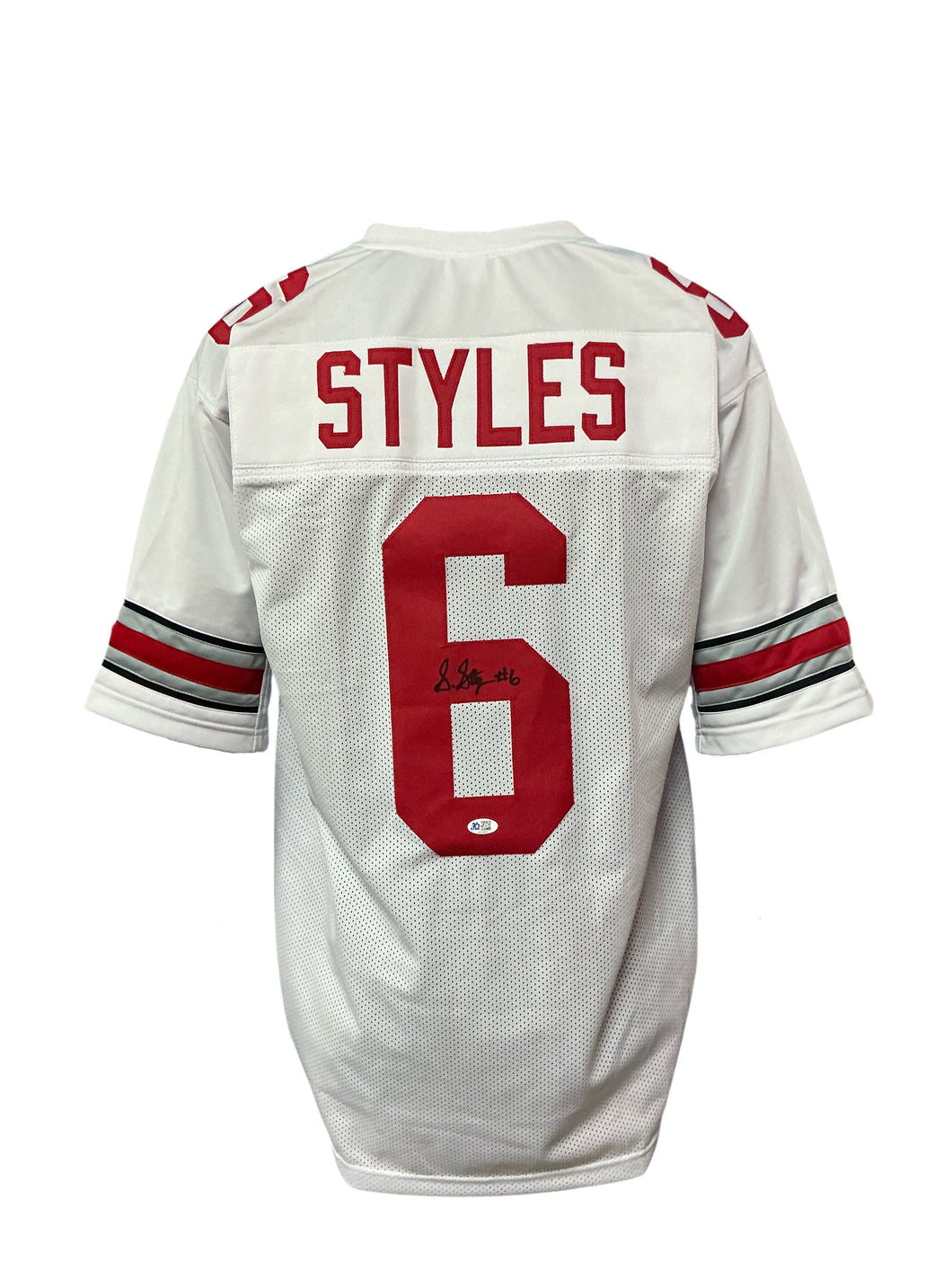 Ohio State Buckeyes Sonny Styles Hand Signed Autographed Custom White Jersey 5 STAR COA