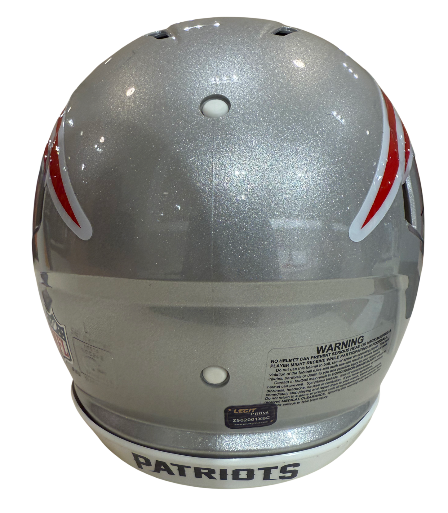 New England Patriots TreVeyon Henderson Hand Signed Autographed Authentic Full-Size Helmet with PROVA COA