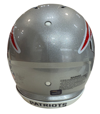 New England Patriots TreVeyon Henderson Hand Signed Autographed Authentic Full-Size Helmet with PROVA COA