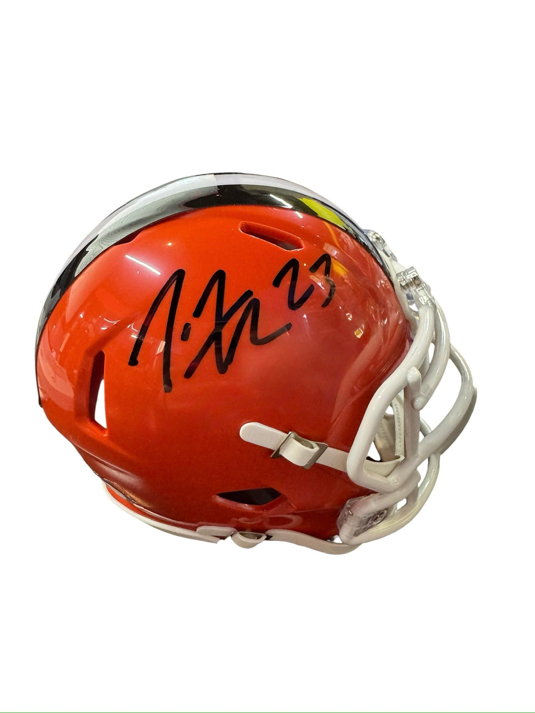 Cleveland Browns Joe Hayden Hand Signed Autographed Orange Mini Helmet 5 STAR COA