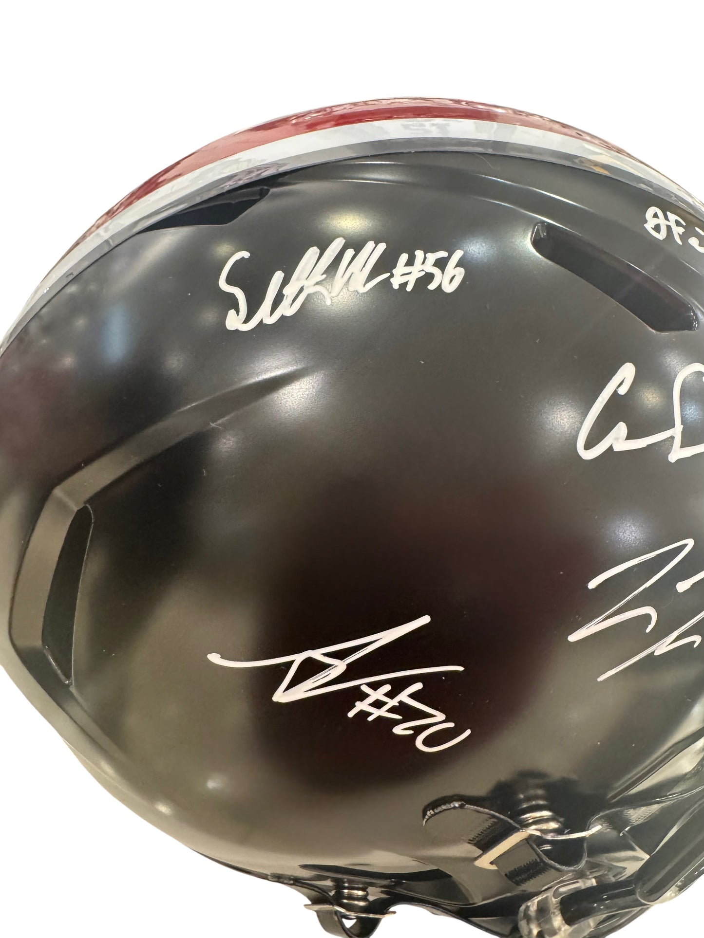 Ohio State Buckeyes Multi Signed Full Size Replica Black Helmet with COA