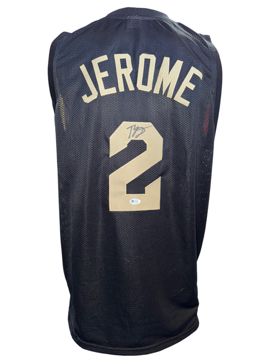Cleveland Cavaliers Ty Jerome Hand Signed Autographed Custom Black Jersey with COA