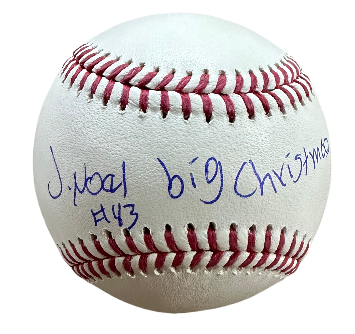 Cleveland Guardians Jhonkensy Noel Hand Signed Autographed with Inscription "Big Christmas" ROMLB With COA