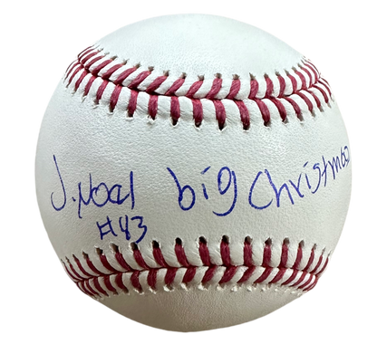 Cleveland Guardians Jhonkensy Noel Hand Signed Autographed with Inscription "Big Christmas" ROMLB With COA