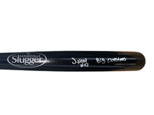 Load image into Gallery viewer, Cleveland Guardians Jhonkensy Noel Hand Signed Autographed with &quot;Big Christmas&quot; Inscription Louisville Slugger Black Wooden Bat with Five Star COA