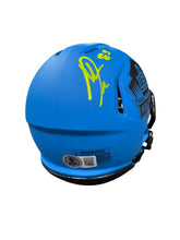 Load image into Gallery viewer, Los Angeles Chargers Antonio Gates Hand Signed Autographed Blue HOF Mini Helmet Beckett COA