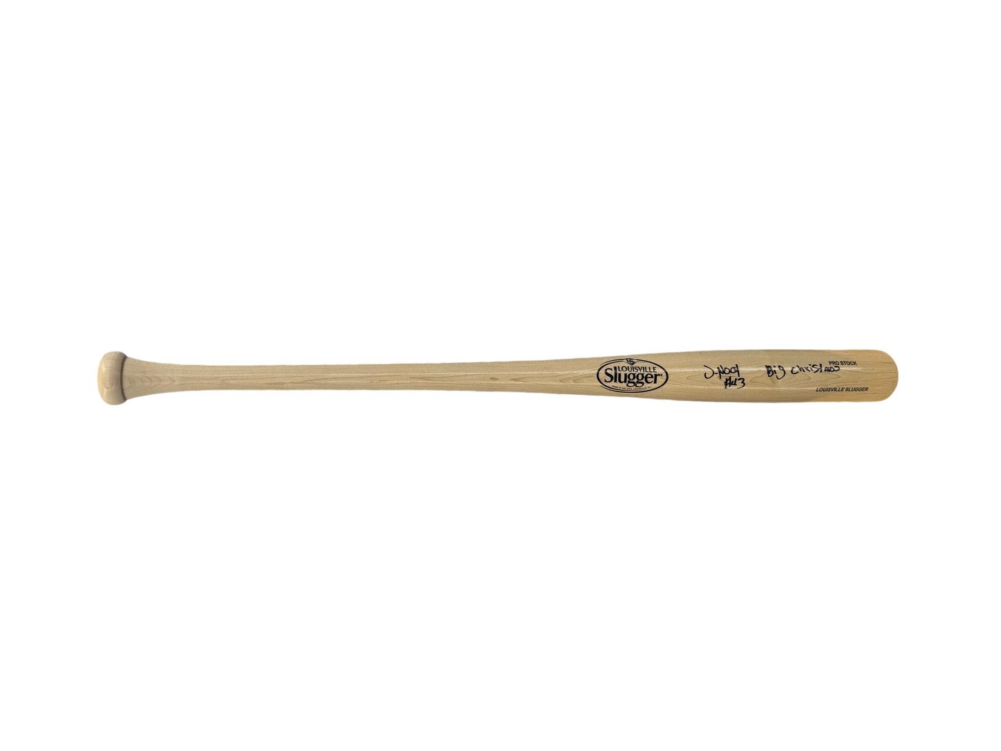 Cleveland Guardians Jhonkensy Noel Hand Signed Autographed with "Big Christmas" Inscription Louisville Slugger Wooden Bat with Five Star COA