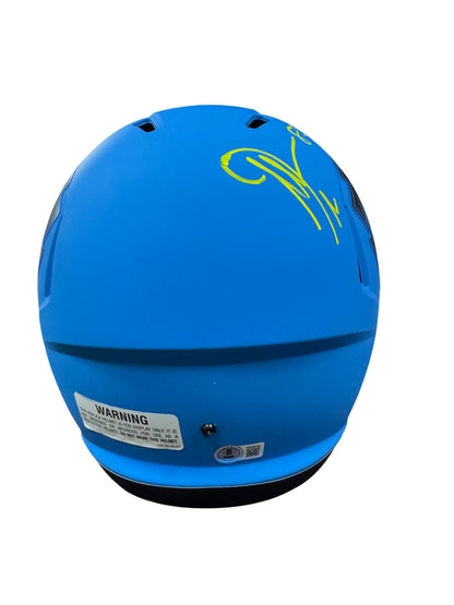 Los Angeles Chargers Antonio Gates Hand Signed Autographed Blue HOF Full Size Replica Helmet Beckett COA