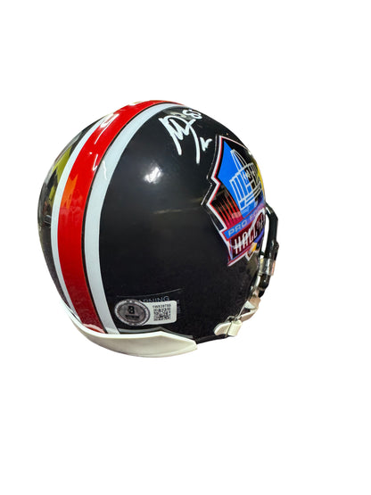 Los Angeles Chargers Antonio Gates Hand Signed Autographed Black HOF Mini Helmet Beckett COA