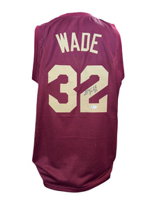 Cleveland Cavaliers Dean Wade Hand Signed Autographed Custon Wine Jersey COA