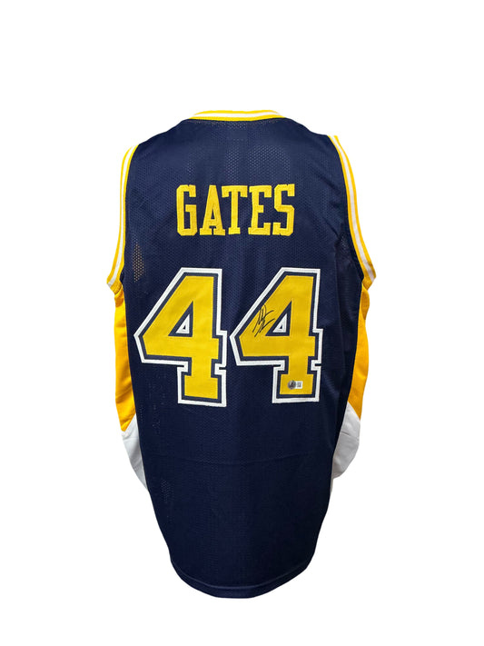 Kent State University Antonio Gates Hand Signed Autographed Custom Navy Jersey BECKETT COA