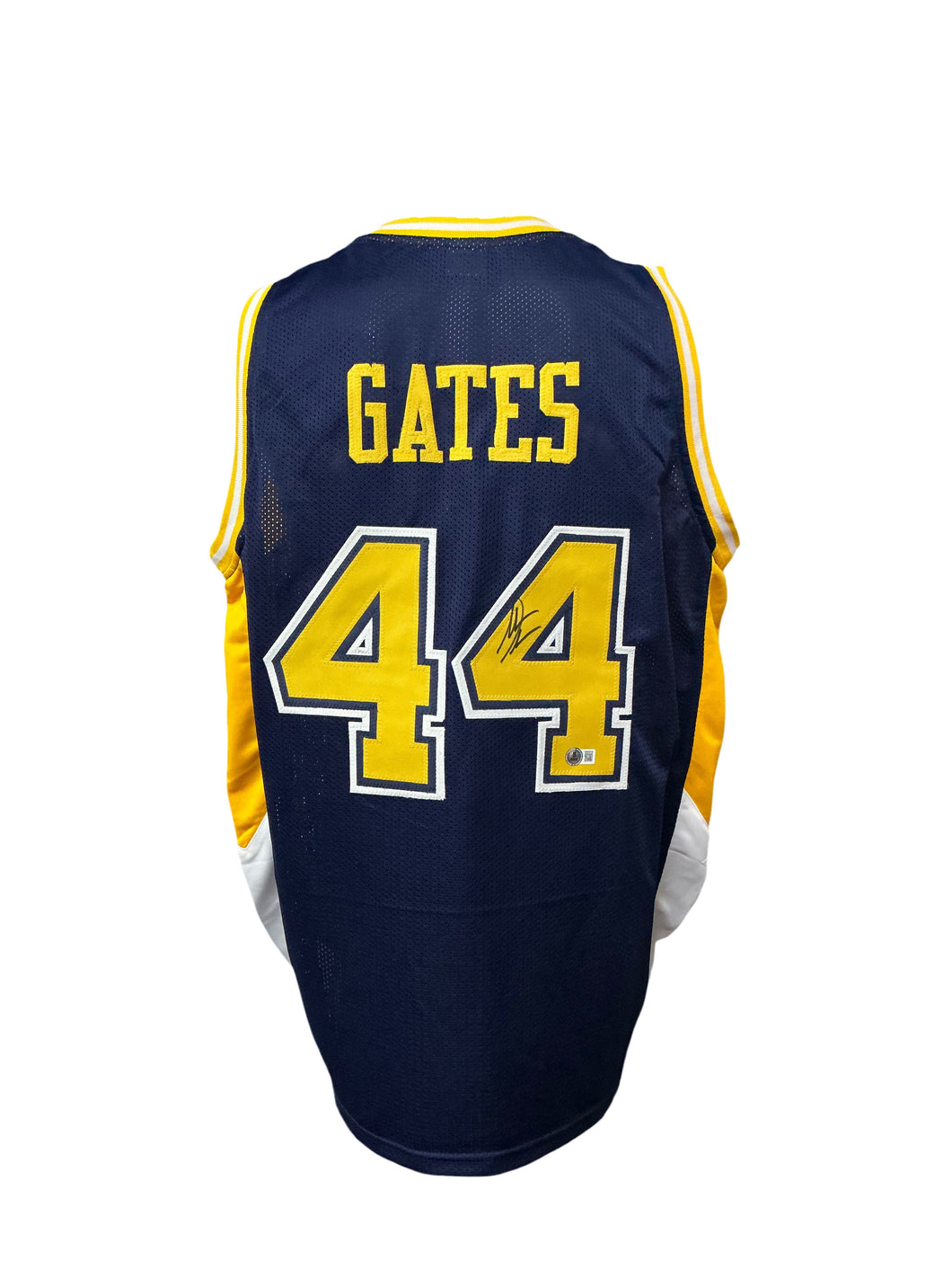 Kent State University Antonio Gates Hand Signed Autographed Custom Navy Jersey BECKETT COA