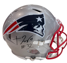 Load image into Gallery viewer, New England Patriots TreVeyon Henderson Hand Signed Autographed Authentic Full-Size Helmet with PROVA COA
