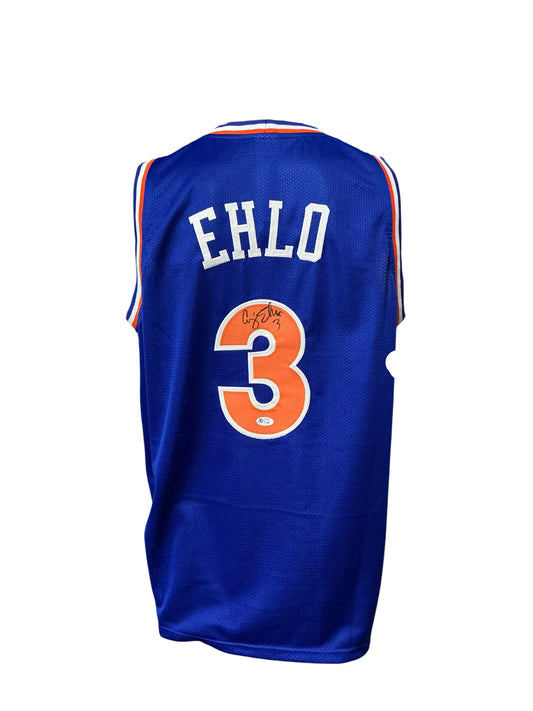 Cleveland Cavaliers Craig Ehlo Hand Signed Autographed Custom Blue Jersey FIVE STAR COA