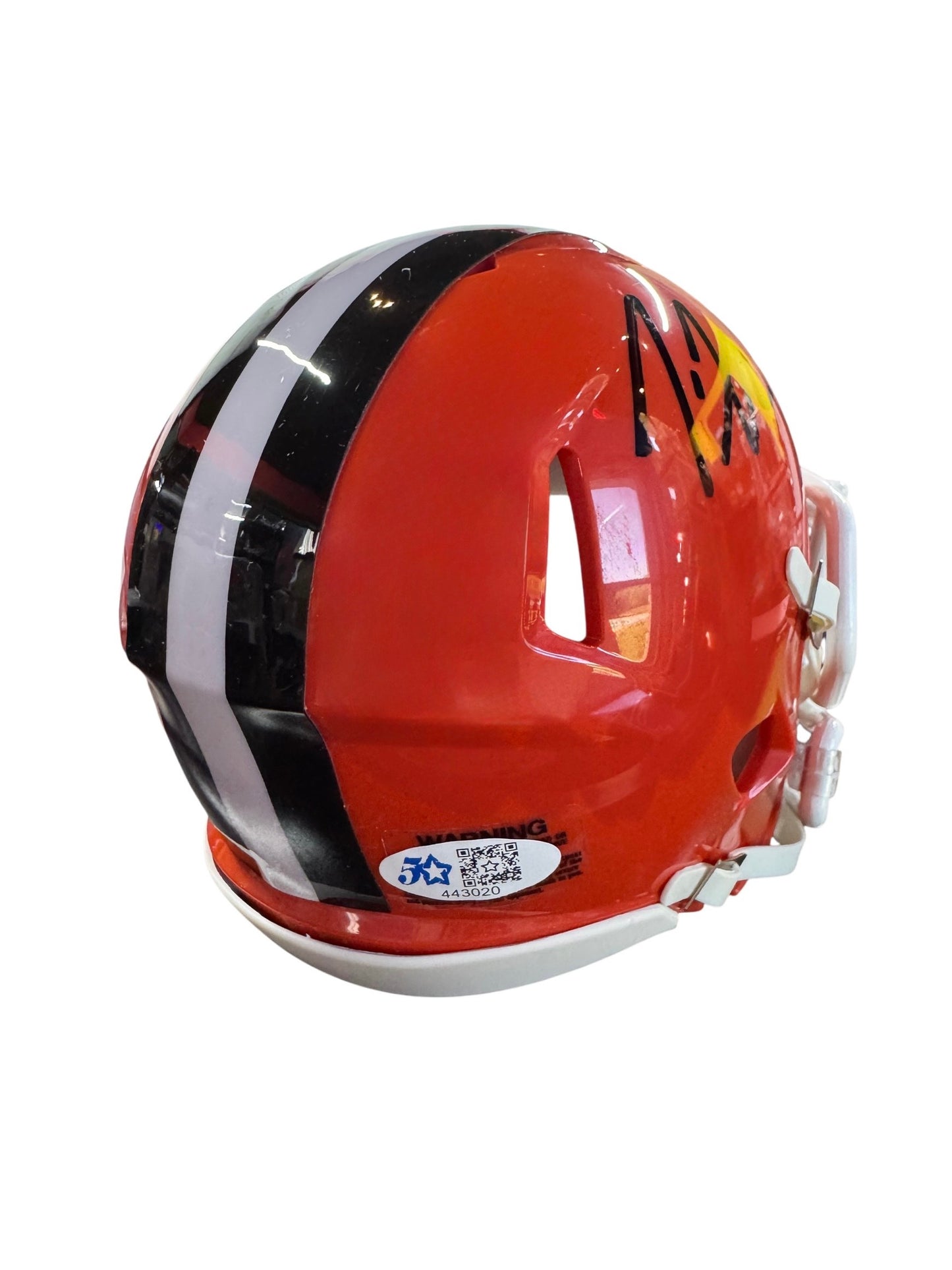 Cleveland Browns Joe Hayden Hand Signed Autographed Orange Mini Helmet 5 STAR COA