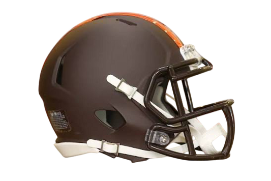 Pre-Sale Jared Verse Hand Signed Autographed Brown Cleveland Browns Mini Speed Helmet (Copy)