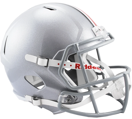 Pre-Sale Jeremiah Smith Hand Signed Autographed Silver Ohio State Buckeyes Replica Speed Full-Size Helmet