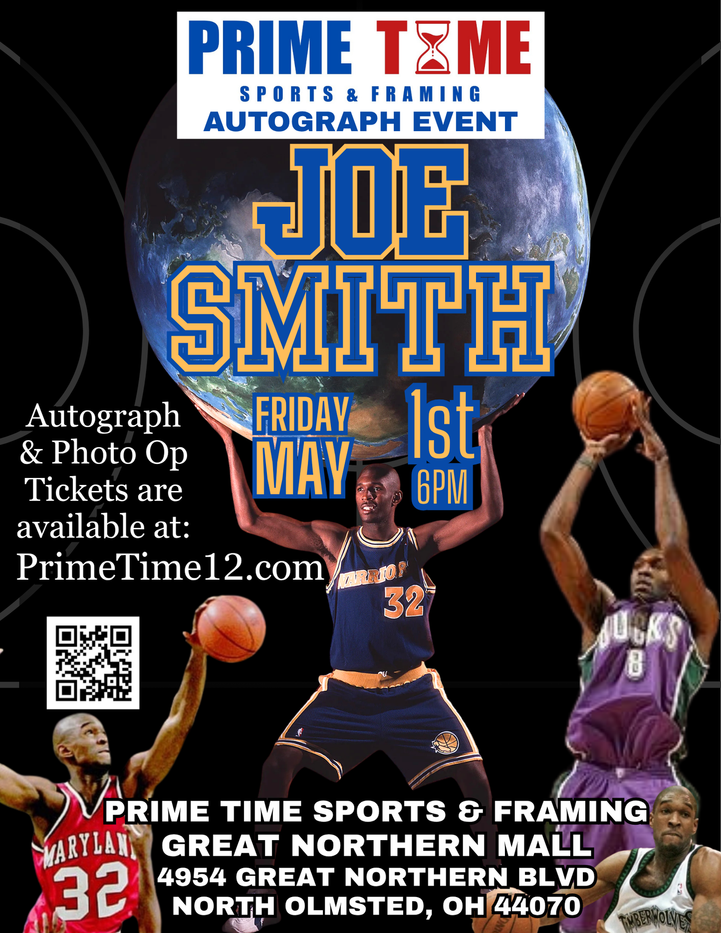 Mail-in or Drop off for Joe Smith Autograph Signing