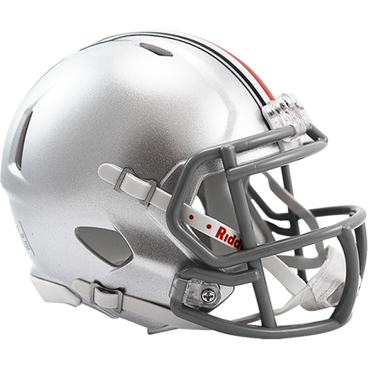Riddell Ohio State Buckeyes Speed Mini Football Helmet Silver