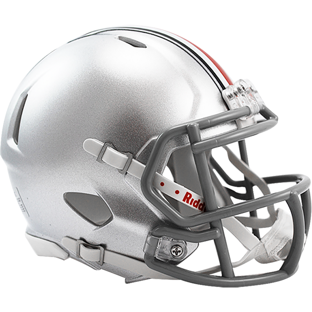 Riddell Ohio State Buckeyes Speed Mini Football Helmet Silver