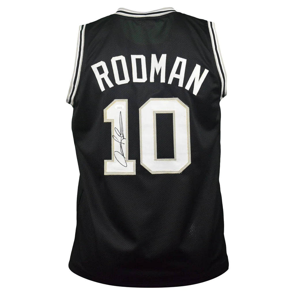 San Antonio Spurs Dennis Rodman Signed Jersey JSA COA