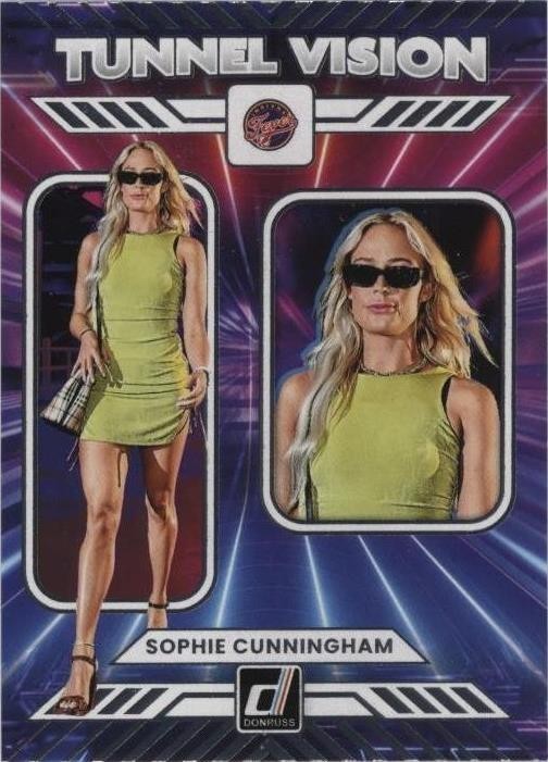 Sophie Cunningham Signed Autographed 2025 Panini WNBA - Tunnel Vision SWAU COA