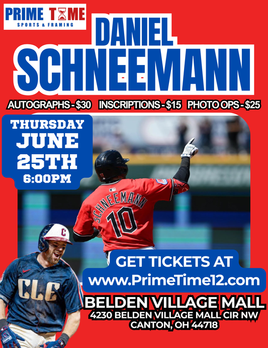 Mail-in or Drop off for Daniel Schneemann Autograph Signing