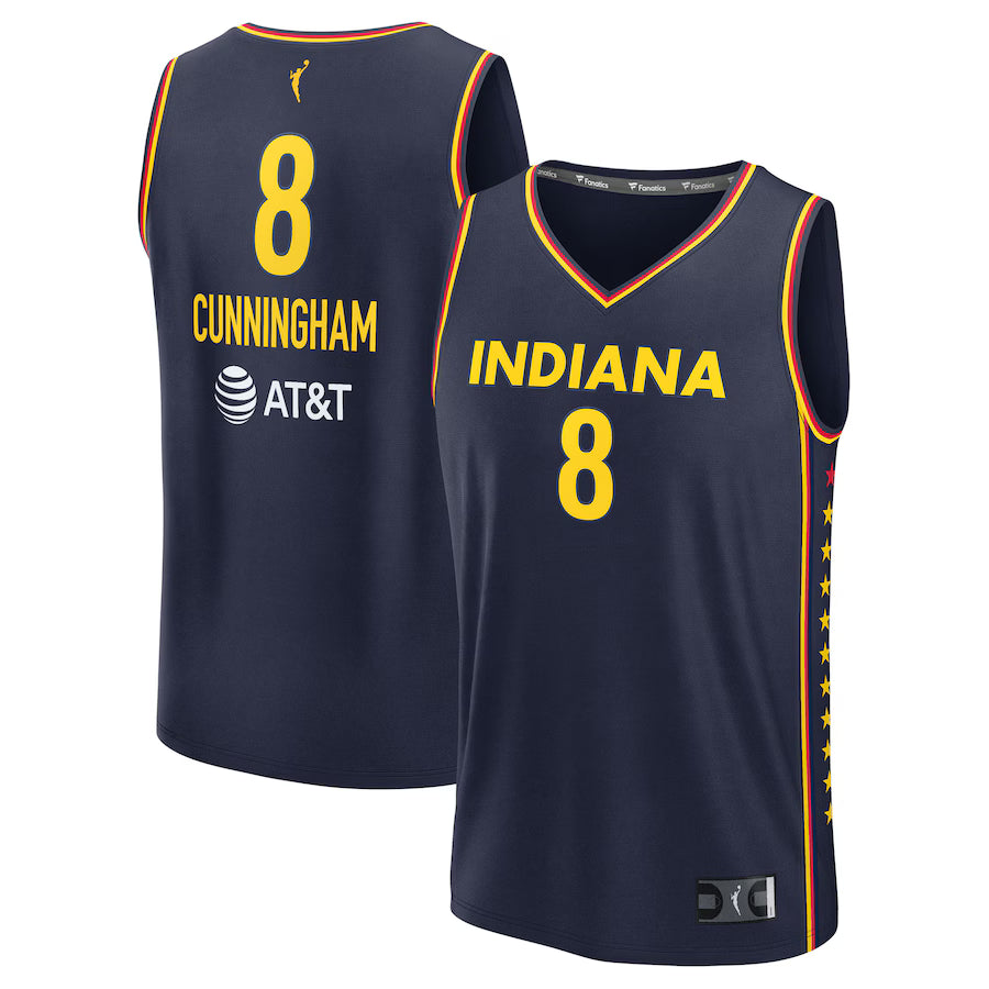 Pre-Sale Sophie Cunningham Hand Signed Autographed Indiana Fever Fanatics Unisex Explorer Edition Fast Break Replica Jersey