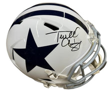 Load image into Gallery viewer, Dallas Cowboys Terrell Owens Hand Signed Autographed Full Size Replica Helmet with JSA COA